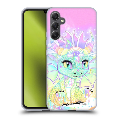 Sheena Pike Dragons Sweet Pastel Lil Dragonz Soft Gel Case for Samsung Galaxy A34 5G