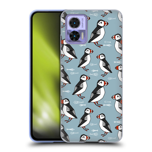 Andrea Lauren Design Birds Puffins Soft Gel Case for Motorola Edge 30 Neo 5G