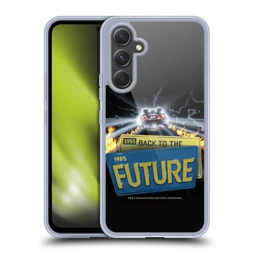 Back to the Future I Key Art Take Off Soft Gel Case for Samsung Galaxy A54 5G