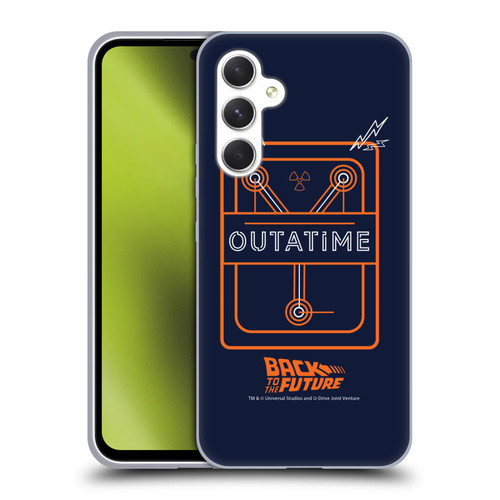 Back to the Future I Quotes Outatime Soft Gel Case for Samsung Galaxy A54 5G