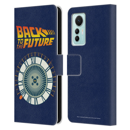 Back to the Future I Key Art Wheel Leather Book Wallet Case Cover For Xiaomi 12 Lite