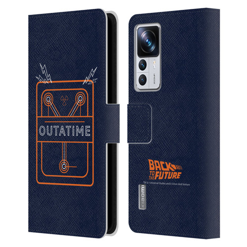 Back to the Future I Quotes Outatime Leather Book Wallet Case Cover For Xiaomi 12T Pro