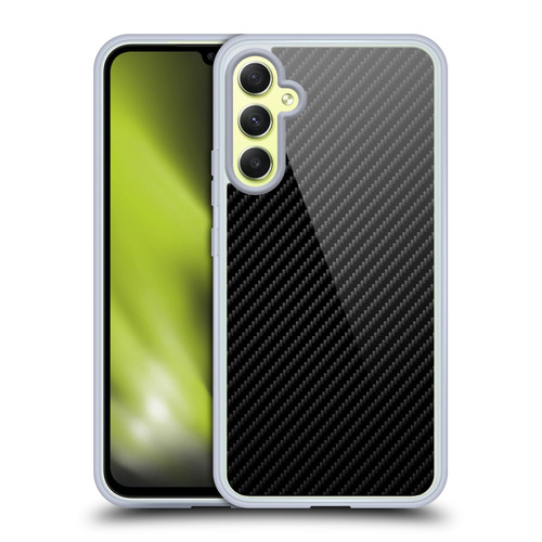 Alyn Spiller Carbon Fiber Plain Soft Gel Case for Samsung Galaxy A34 5G
