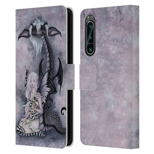 Amy Brown Folklore Evie And The Nightmare Leather Book Wallet Case Cover For Sony Xperia 5 IV