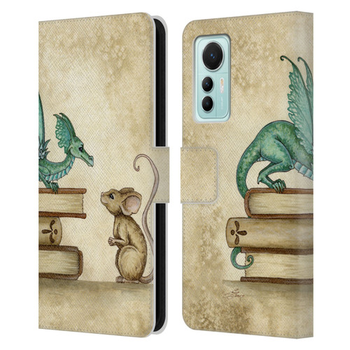 Amy Brown Folklore Curious Encounter Leather Book Wallet Case Cover For Xiaomi 12 Lite