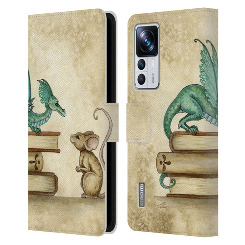 Amy Brown Folklore Curious Encounter Leather Book Wallet Case Cover For Xiaomi 12T Pro