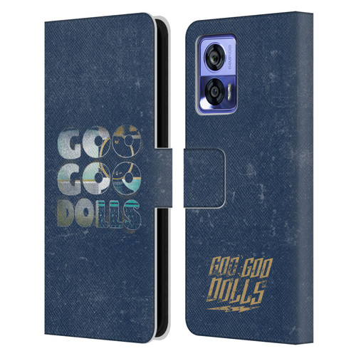 Goo Goo Dolls Graphics Rarities Bold Letters Leather Book Wallet Case Cover For Motorola Edge 30 Neo 5G