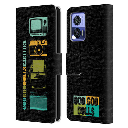 Goo Goo Dolls Graphics Rarities Vintage Leather Book Wallet Case Cover For Motorola Edge 30 Neo 5G