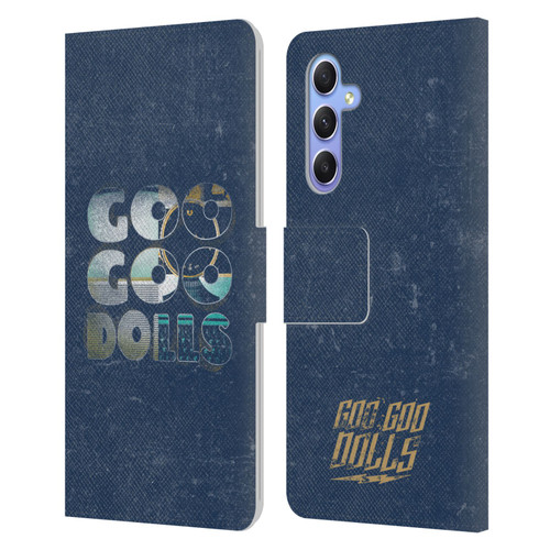 Goo Goo Dolls Graphics Rarities Bold Letters Leather Book Wallet Case Cover For Samsung Galaxy A34 5G