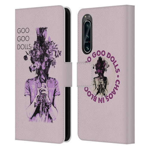 Goo Goo Dolls Graphics Chaos In Bloom Leather Book Wallet Case Cover For Sony Xperia 5 IV