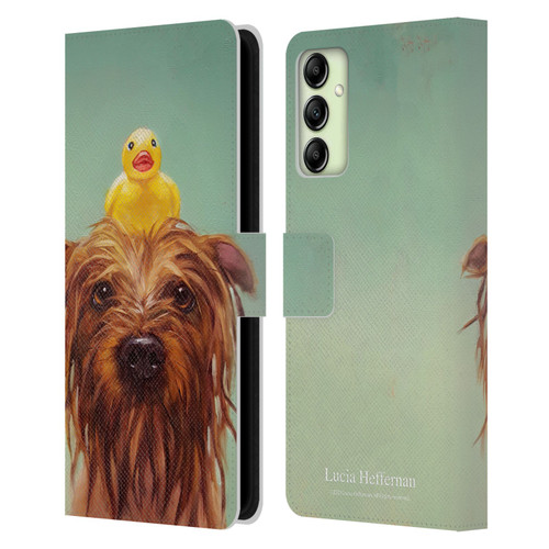 Lucia Heffernan Art Bath Time Leather Book Wallet Case Cover For Samsung Galaxy A14 5G