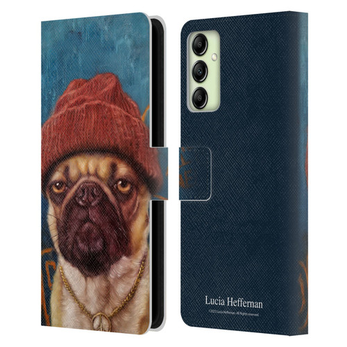 Lucia Heffernan Art Monday Mood Leather Book Wallet Case Cover For Samsung Galaxy A14 5G