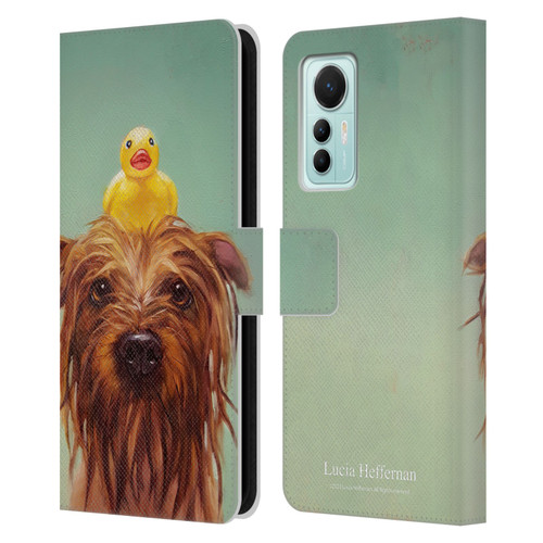 Lucia Heffernan Art Bath Time Leather Book Wallet Case Cover For Xiaomi 12 Lite