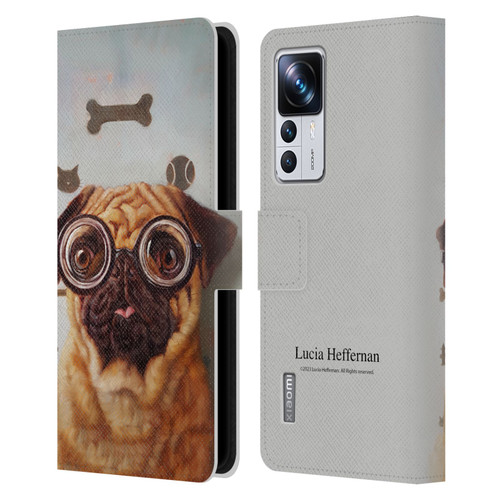 Lucia Heffernan Art Canine Eye Exam Leather Book Wallet Case Cover For Xiaomi 12T Pro