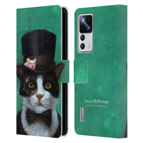 Lucia Heffernan Art Tuxedo Leather Book Wallet Case Cover For Xiaomi 12T Pro
