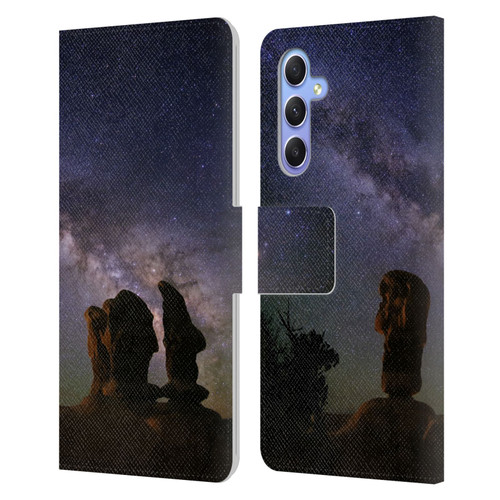 Royce Bair Nightscapes Devil's Garden Hoodoos Leather Book Wallet Case Cover For Samsung Galaxy A34 5G