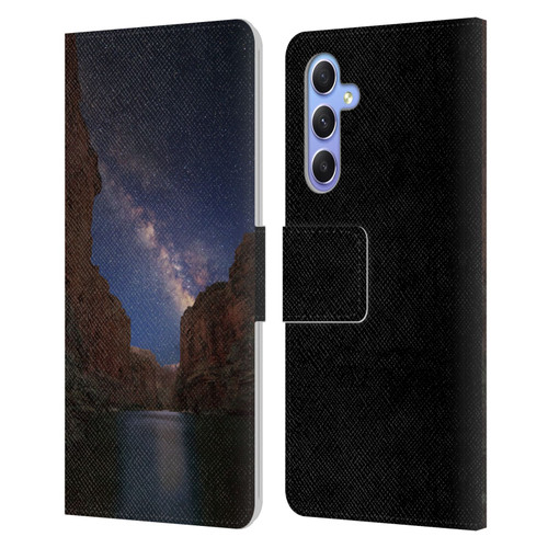 Royce Bair Nightscapes Grand Canyon Leather Book Wallet Case Cover For Samsung Galaxy A34 5G