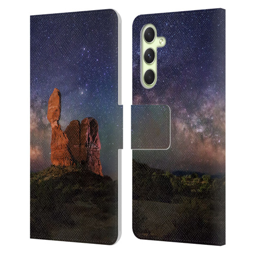 Royce Bair Nightscapes Balanced Rock Leather Book Wallet Case Cover For Samsung Galaxy A54 5G