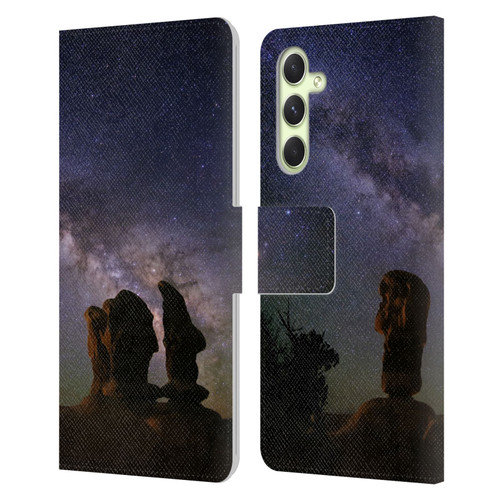 Royce Bair Nightscapes Devil's Garden Hoodoos Leather Book Wallet Case Cover For Samsung Galaxy A54 5G