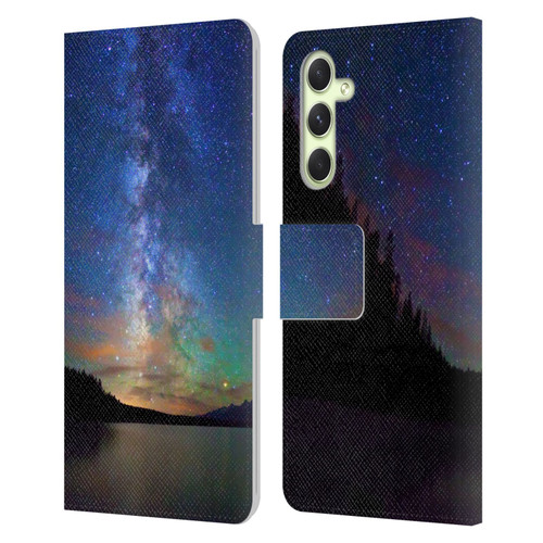 Royce Bair Nightscapes Jackson Lake Leather Book Wallet Case Cover For Samsung Galaxy A54 5G
