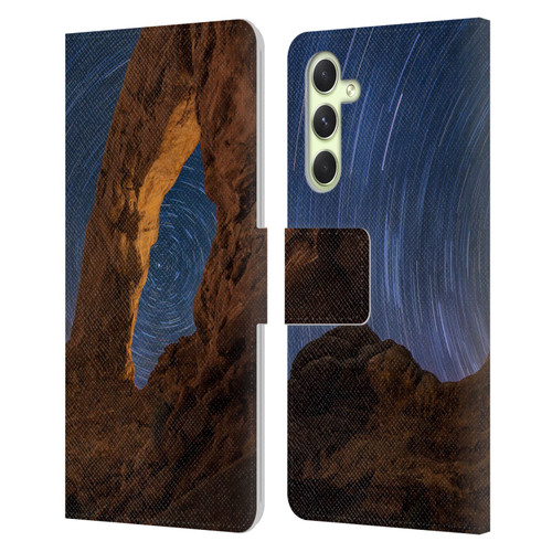Royce Bair Nightscapes Star Trails Leather Book Wallet Case Cover For Samsung Galaxy A54 5G