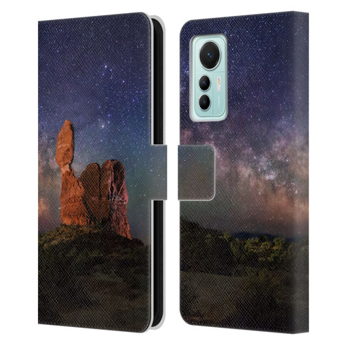Royce Bair Nightscapes Balanced Rock Leather Book Wallet Case Cover For Xiaomi 12 Lite