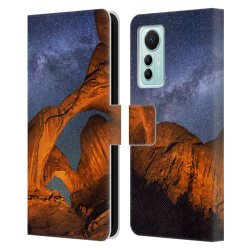 Royce Bair Nightscapes Triple Arch Leather Book Wallet Case Cover For Xiaomi 12 Lite