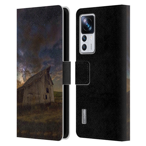 Royce Bair Nightscapes Bear Lake Old Barn Leather Book Wallet Case Cover For Xiaomi 12T Pro