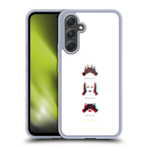 Birds of Prey DC Comics Graphics Speak, Hear, See No Evil Soft Gel Case for Samsung Galaxy A54 5G