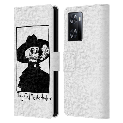 Matt Bailey Art They Call MeThe Wanderer Leather Book Wallet Case Cover For OPPO A57s