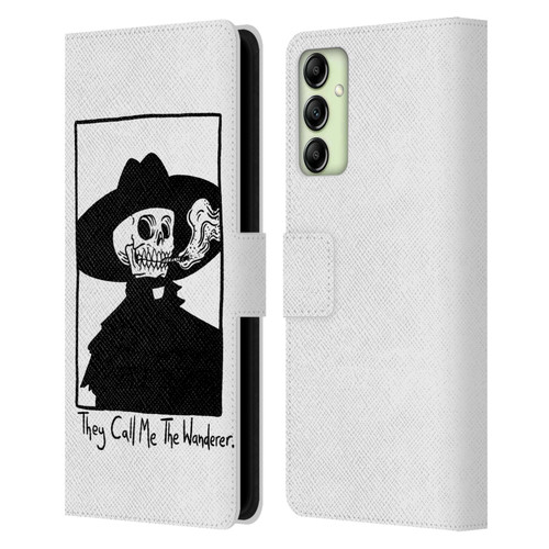 Matt Bailey Art They Call MeThe Wanderer Leather Book Wallet Case Cover For Samsung Galaxy A14 5G