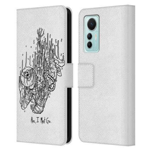 Matt Bailey Art Alas I Must Go Leather Book Wallet Case Cover For Xiaomi 12 Lite