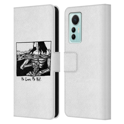 Matt Bailey Art Loves Me Not Leather Book Wallet Case Cover For Xiaomi 12 Lite
