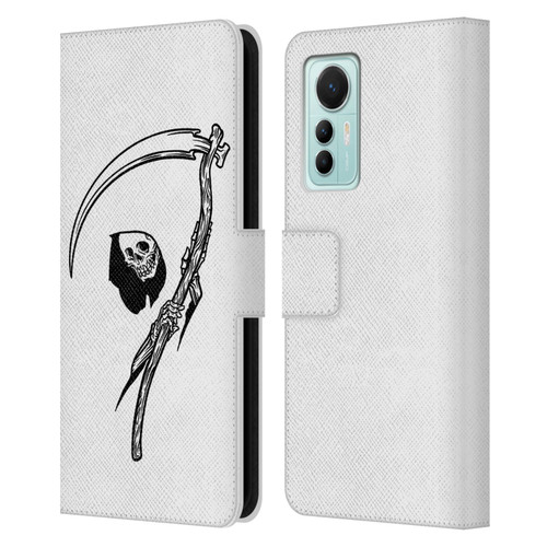 Matt Bailey Art Negative Reaper Leather Book Wallet Case Cover For Xiaomi 12 Lite