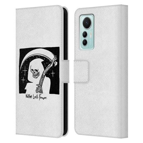 Matt Bailey Art Nothing Last Forever Leather Book Wallet Case Cover For Xiaomi 12 Lite