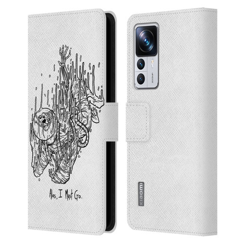 Matt Bailey Art Alas I Must Go Leather Book Wallet Case Cover For Xiaomi 12T Pro