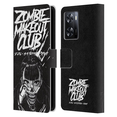 Zombie Makeout Club Art Face Off Leather Book Wallet Case Cover For OPPO A57s