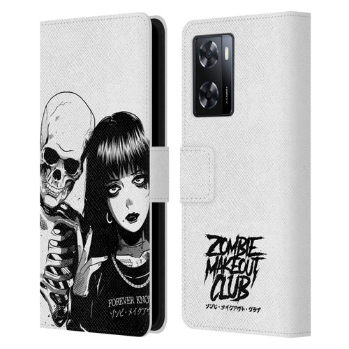 Zombie Makeout Club Art Forever Knows Best Leather Book Wallet Case Cover For OPPO A57s