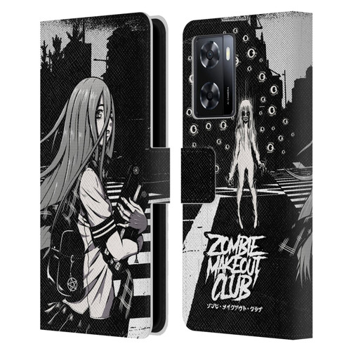 Zombie Makeout Club Art They Are Watching Leather Book Wallet Case Cover For OPPO A57s