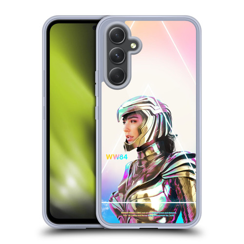 Wonder Woman 1984 80's Graphics Golden Armour 3 Soft Gel Case for Samsung Galaxy A54 5G