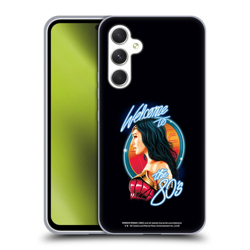 Wonder Woman 1984 80's Graphics Welcome Soft Gel Case for Samsung Galaxy A54 5G