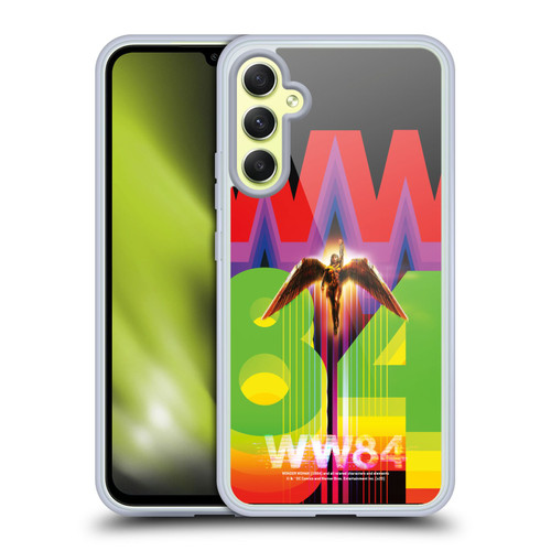 Wonder Woman 1984 Poster 2 Golden Eagle Armor Soft Gel Case for Samsung Galaxy A34 5G