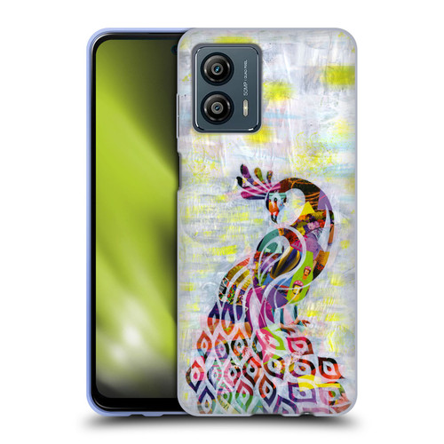 Artpoptart Animals Peacock Soft Gel Case for Motorola Moto G53 5G