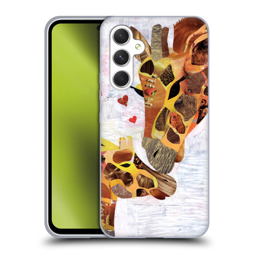 Artpoptart Animals Sweet Giraffes Soft Gel Case for Samsung Galaxy A54 5G