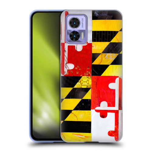 Artpoptart Flags Maryland Soft Gel Case for Motorola Edge 30 Neo 5G