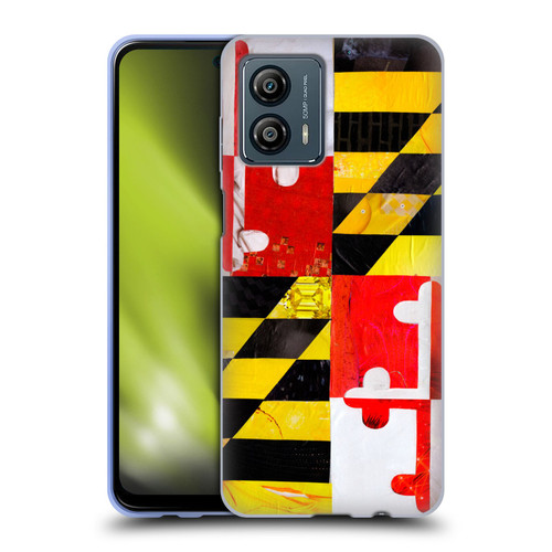 Artpoptart Flags Maryland Soft Gel Case for Motorola Moto G53 5G