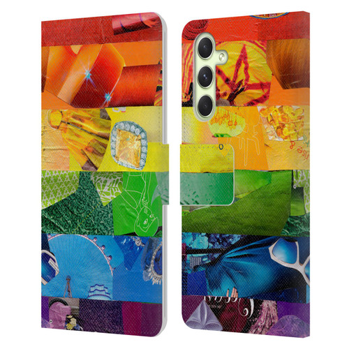 Artpoptart Flags LGBT Leather Book Wallet Case Cover For Samsung Galaxy A54 5G