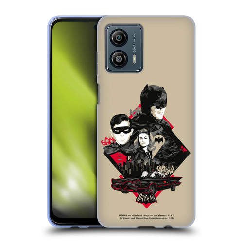 Batman TV Series Graphics Trio Soft Gel Case for Motorola Moto G53 5G