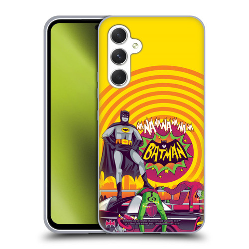 Batman TV Series Graphics Na Na Na Na Soft Gel Case for Samsung Galaxy A54 5G