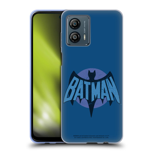 Batman TV Series Logos Distressed Look Soft Gel Case for Motorola Moto G53 5G